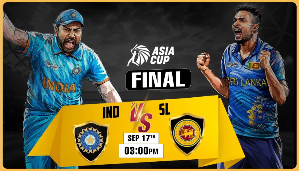 India vs Sri lanka: Asia cup 2023 Final