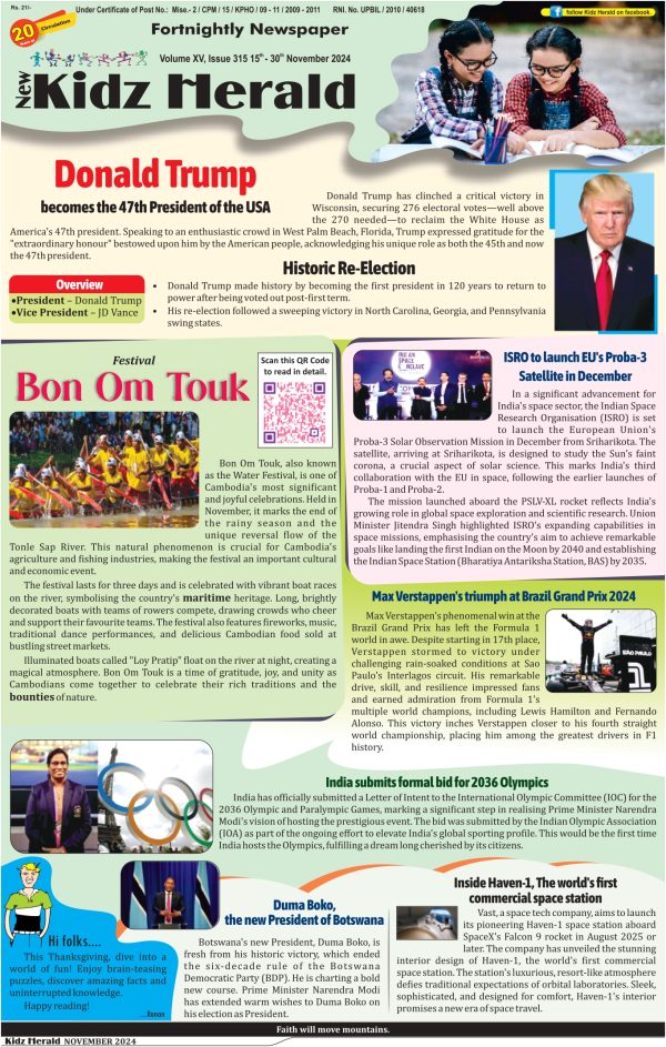 New Kidz Herald Newspaper